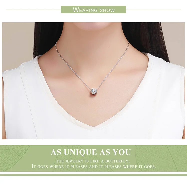 WOSTU, 925 пробы, серебряные подвески с солнцем и луной, прозрачные циркониевые бусины, подходят к оригинальному браслету, браслету, подвеске для изготовления ювелирных изделий CQC1137