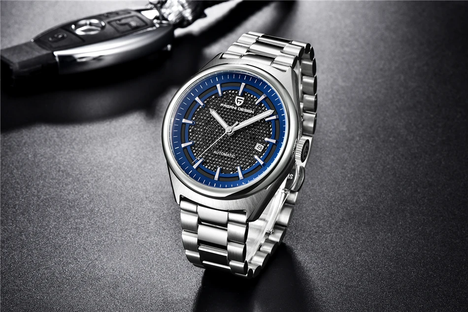 Mens Watches Top Brand Luxury PAGANI DESIGN New Mechanical Automatic Fashion Business Men Stainless Steel Watch Erkek kol saati