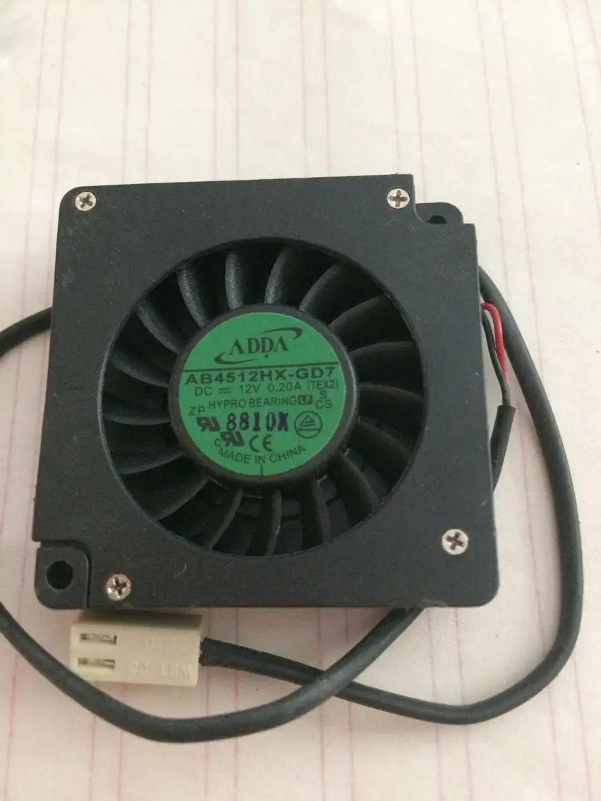 ADDA 4510 12В 0.20A AB4512HX GD7 45*45*10 мм вентилятор|blower fan|10mm fanblower fan 12v |