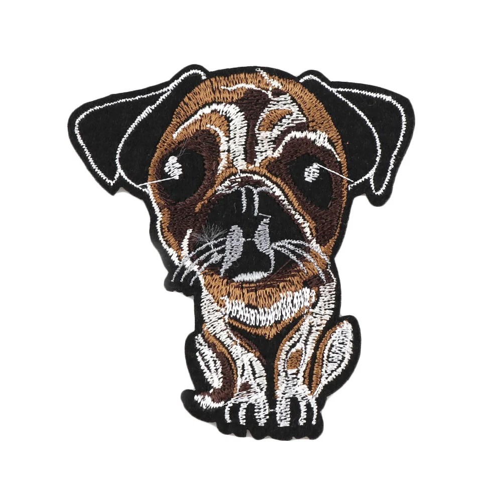 1 шт. собаки кошки смесь животных из лоскутного топа с вышивкой Симпатичные