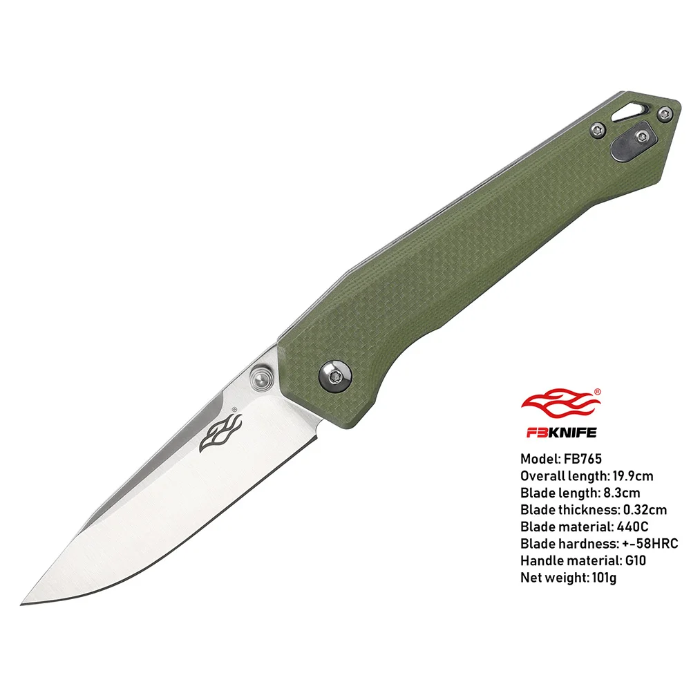 Ganzo Firebird FB7651 440C Лезвие G10 складной нож из углеродного волокна для охоты, выживания, тактический нож для повседневного использования, карманный инструмент