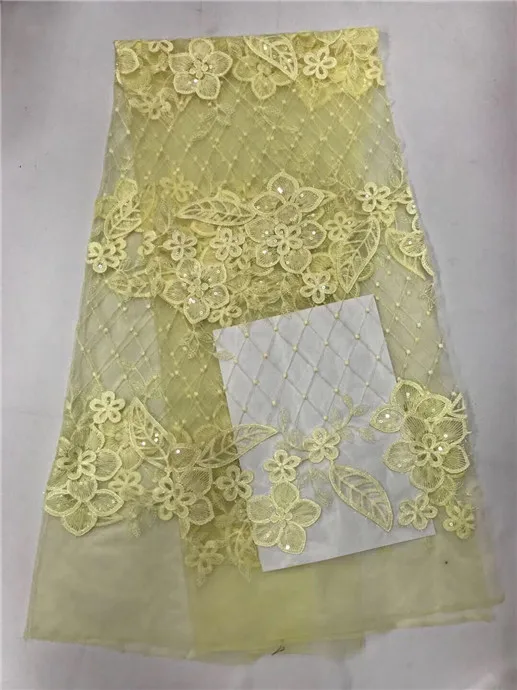 

High Quality African Lace Fabric 2018 Latest African Guipure Lace Light Pink white Nigerian Guipure Lace Fabric With Sequins