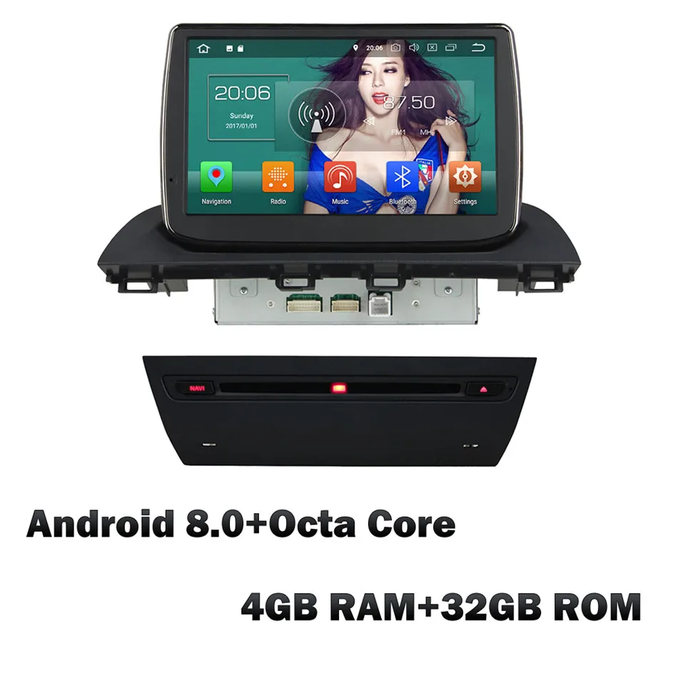 Android 8 x 4GB RAM KLYDE " ips 4G Octa Core Android 8,0 7,1 6,0 4 Гб Оперативная память 32GB Встроенная память автомобильный DVD плеер радио для Mazda 3 Axela - Цвет: Android 8 x 4GB RAM
