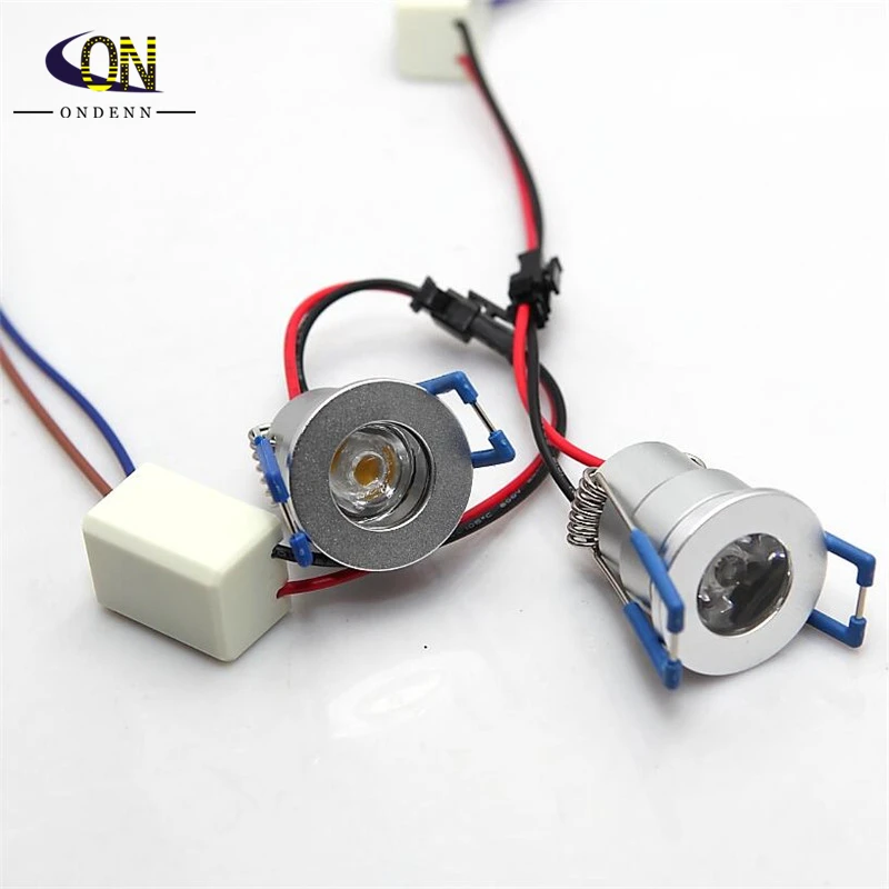 10 шт./лот 3 Вт Диммируемый светодиодный светильник для шкафа/теплый белый