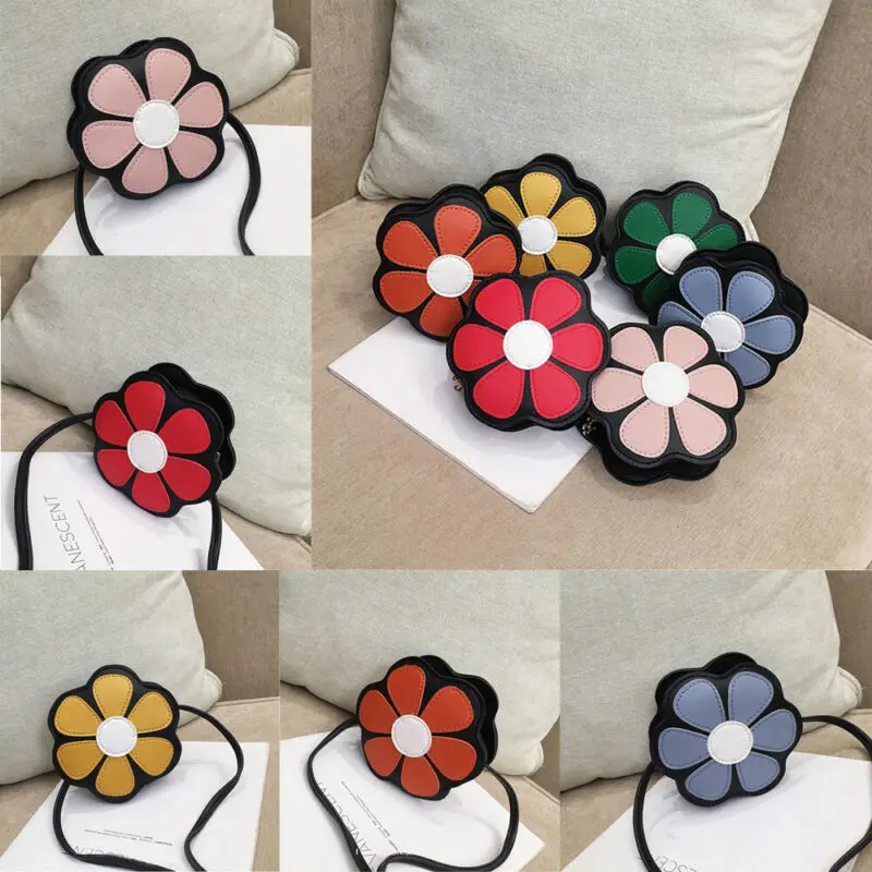 Милые кошельки в форме цветка красивая сумка через плечо для детей малышей