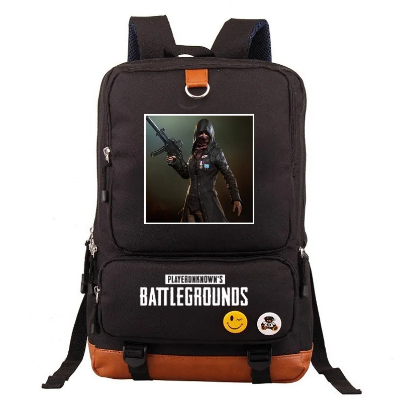 14 Горячая игра PUBG BATTLEGROUNDS Куриный Ужин мальчик девочка школьная сумка для женщин рюкзак для подростков холст мужской студенческий рюкзак - Цвет: 14