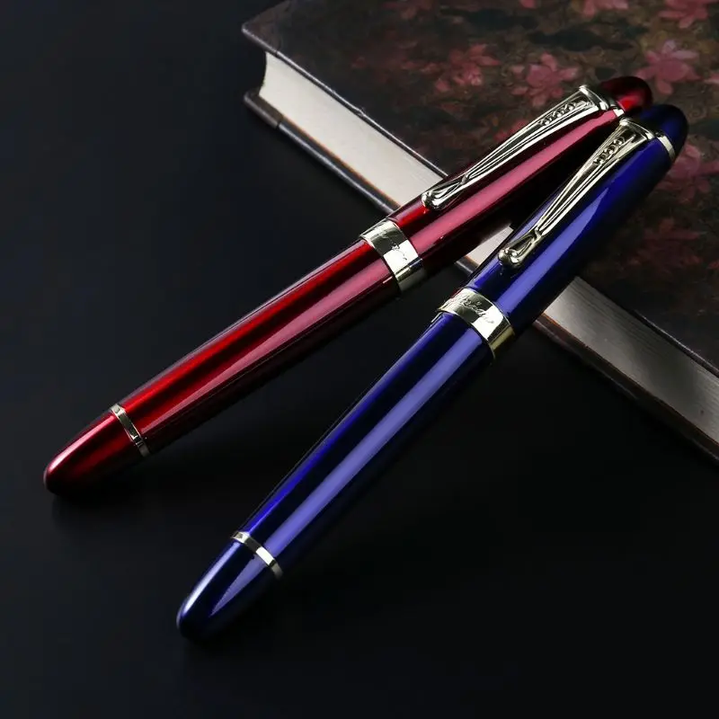 

Jinhao X450 Luxury Men's Fountain Pen Business Student 0.5mm Extra Fine Nib Transparent Calligraphy Office Supply Writing Tools