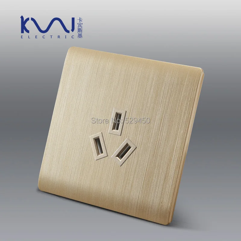 Бесплатная доставка электрическая розетка переменного тока 110 ~ 250В 16А 3 контакта.