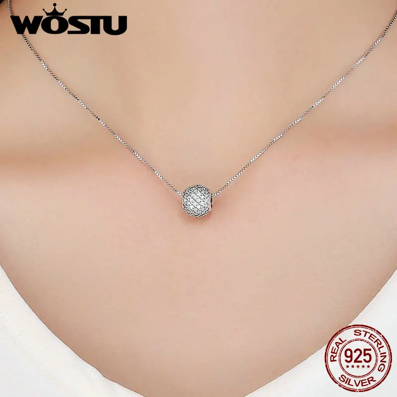 WOSTU 2020 трендовые 925 пробы бусины с серебряными бусинами подходят к оригинальному