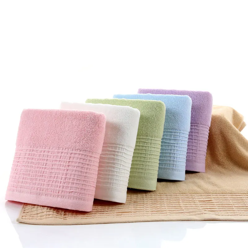 2019 Fashion Bath Towel for Unisex Solid Color Cotton Women Comfortable Smooth Water Absorption Men | Дом и сад