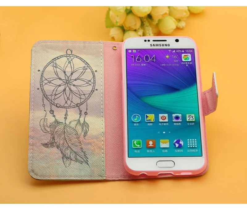 Роскошный кожаный чехол-книжка с подставкой для samsung Galaxy S3 S4 S5 S6 edge S8 S9 Plus J3 J5 A6 Plus чехол для сотового телефона s