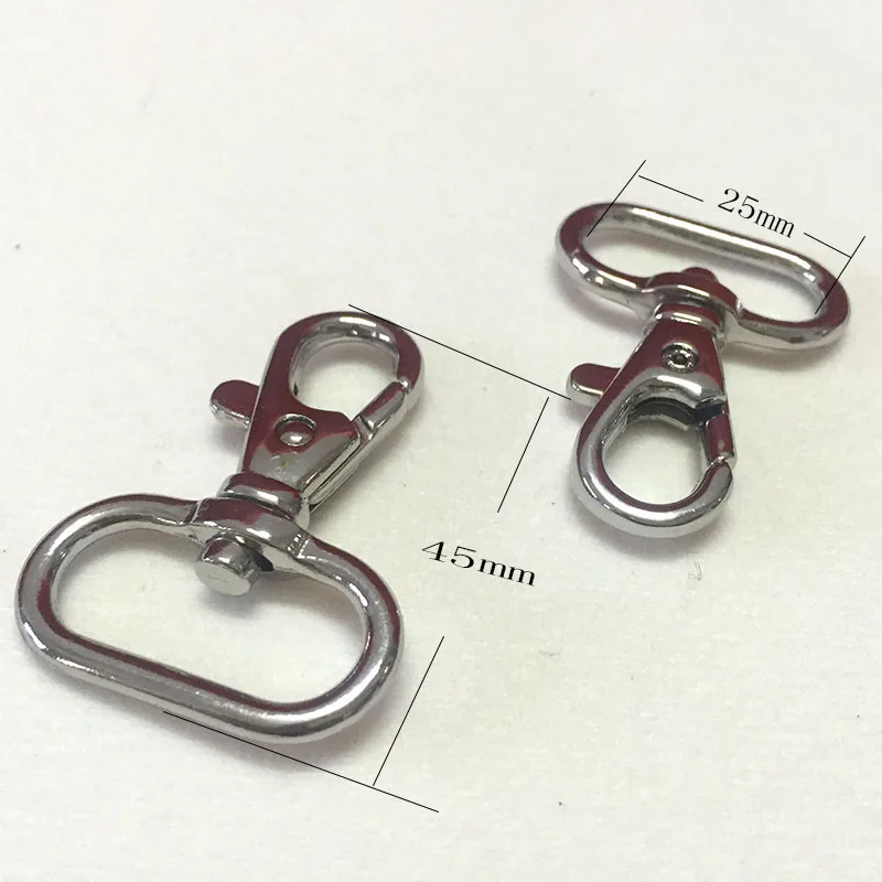 

1" Wide Strap Trigger Snap Hooks Nickel Plated