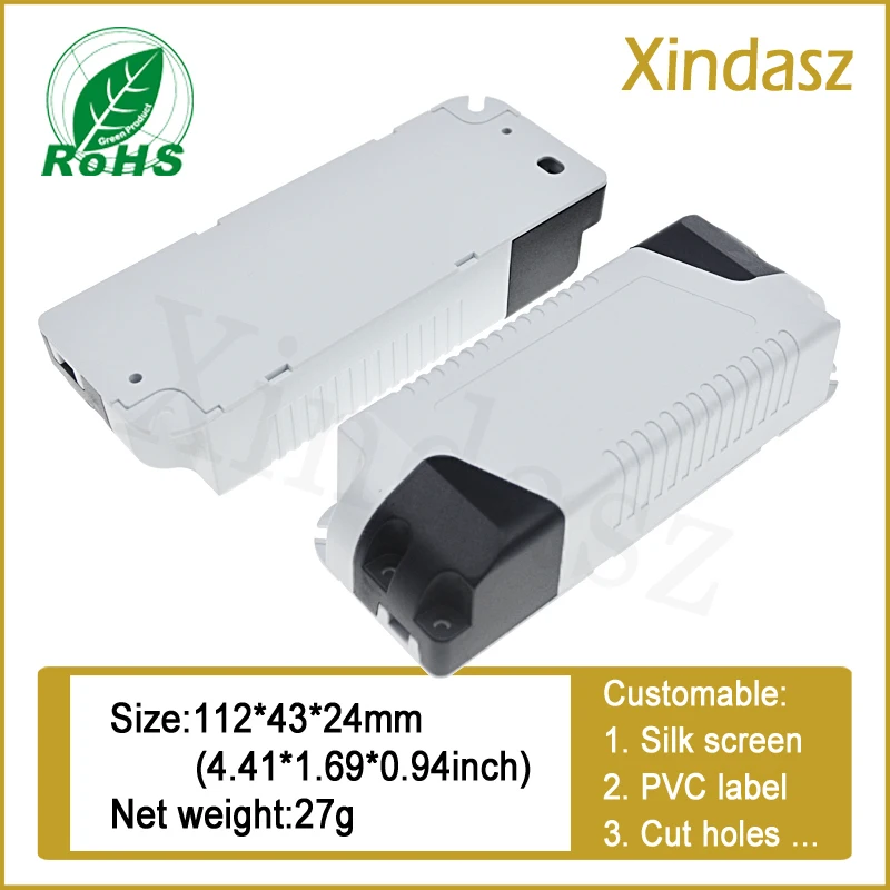 Электрические корпусы для пластиковой электроники светодиодный блок питания с