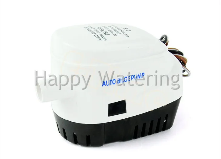 Автоматический погружной откачивающий водяной насос 24 В постоянного тока 750