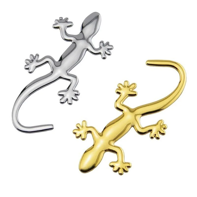 Металлические модифицированные автомобильные наклейки gecko 3D стерео креативное