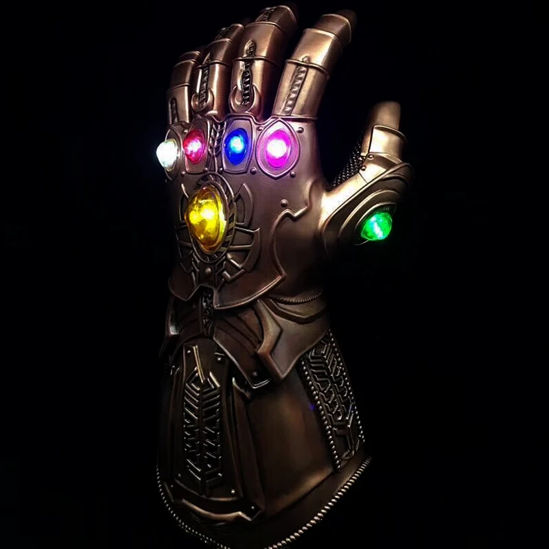 1:1 Marvel Мстители война бесконечности перчатка со светодиодной подсветкой |