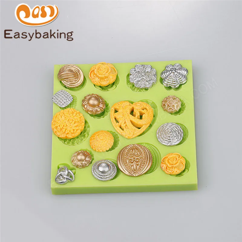 1 шт. цветок брошь Алмазная Кнопка ювелирные изделия силиконовая форма/форма