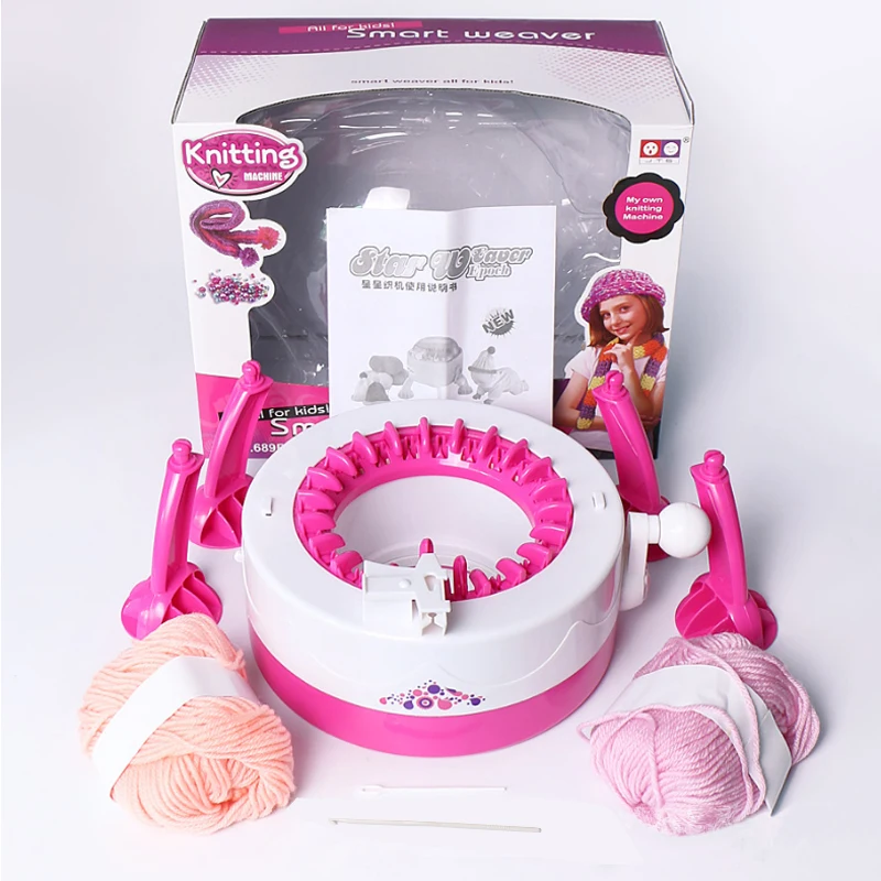 Вязальная машинка 22 иглы ткацкие инструменты обучающая игрушка для детей с