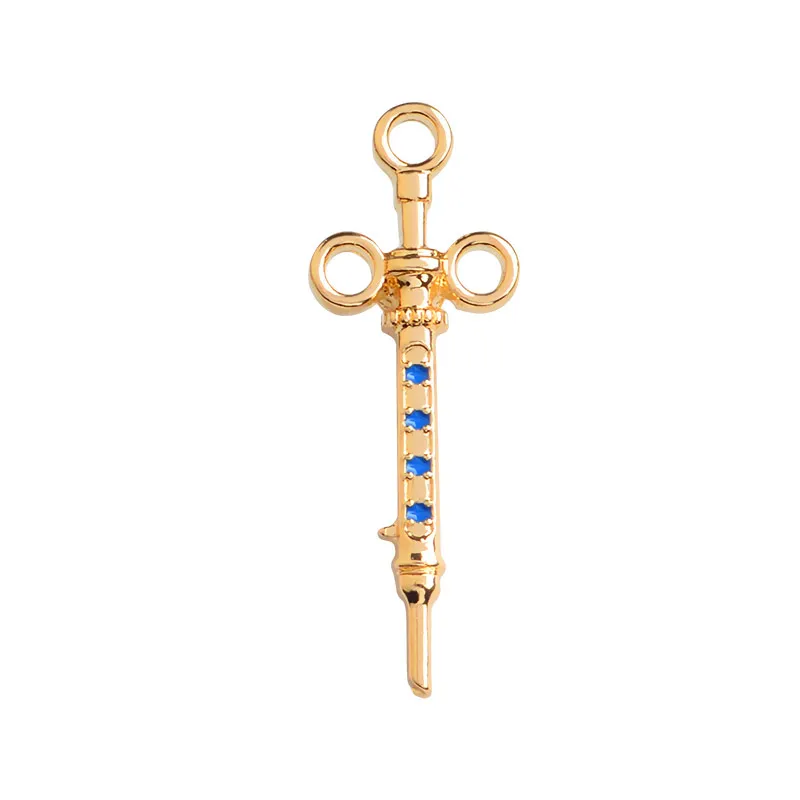 

Syringe Pin Gold Medical supplies Brooch Badge Treatment Health Jewelry Graduation Gift for Doctors Nurse Students