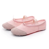 professional ballet flats soft balleria dance shoes for women split cow leather outsoles latin yoga dance sport shoes girls toe