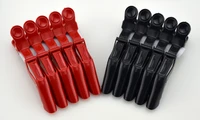 unique hinged clips hair tamer croc hair styling clips blackred 10 pack for women girl accessories new