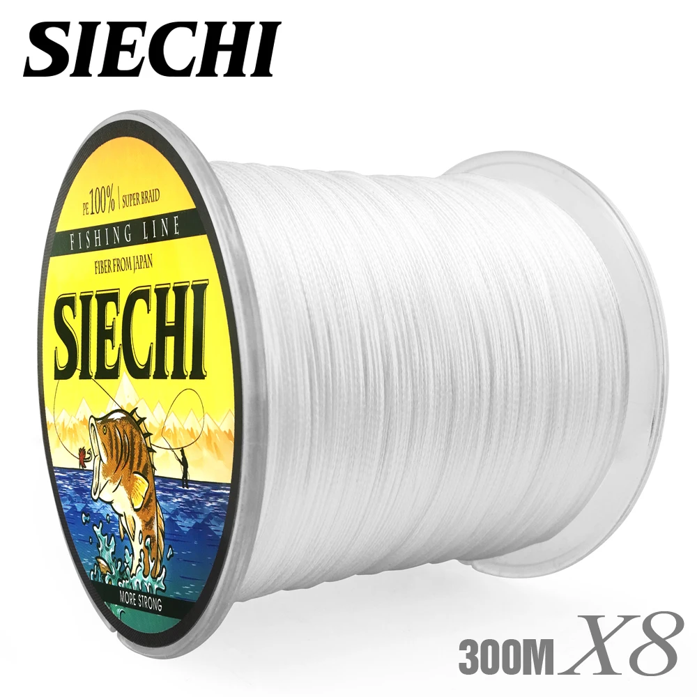 SIECHI 8 плетеная рыболовная леска из ПЭ 300 м Япония сверхпрочный многонитевой шнур