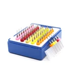 HANGXIN 50 шт. набор гравировальных Сверл из карбида вольфрама для печатной платы фрезерный станок с ЧПУ инструмент для резки металла 0,5 мм 0,6 мм 0,7 мм 0,8 мм 0,9 мм