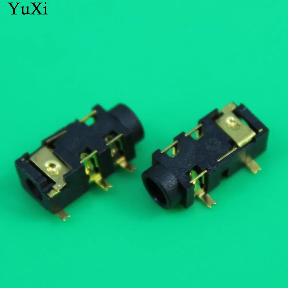 

YuXi 3.5mm Female Audio Connector 5 Pin SMT SMD Headphone Jack Socket PJ-327A