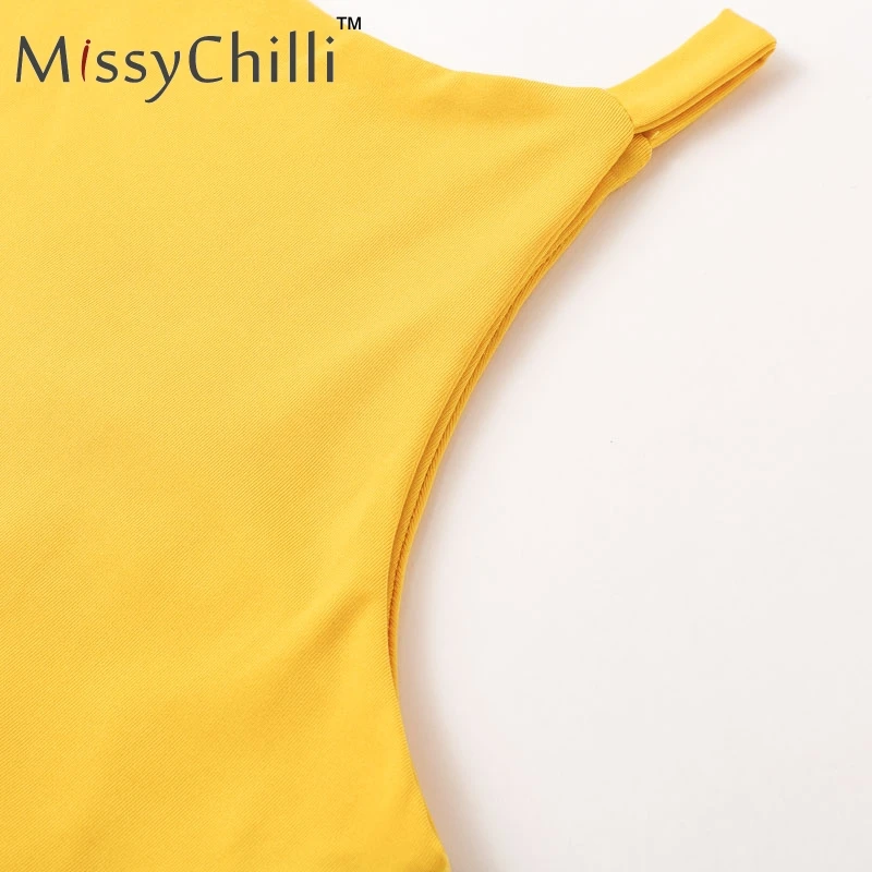 MissyChill, сексуальное красное летнее облегающее платье для вечеринки, женское элегантное платье без рукавов, 2 предмета, Дамское Платье на бретельках с высокой талией, Клубное пляжное платье