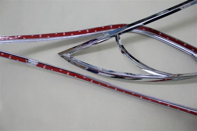 ABS Хром Передняя фара Крышка для 2011 2014 Hyundai SONATA 8GE i45|abs chrome|hyundai chromecover chrome |