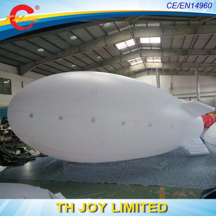 Гигантский надувной дирижабль Zeppelin 5 м/6 м/8 м для рекламной акции гелиевый климп |