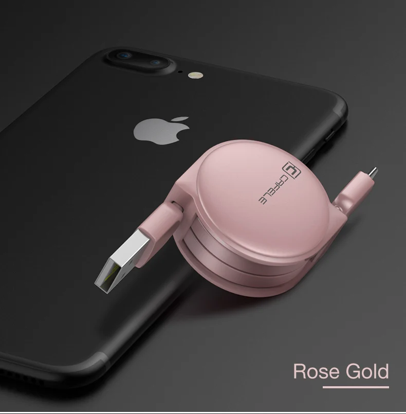 CAFELE кабель type-C для передачи данных usb кабель для зарядки huawei Honor 10 9 P10 Xiaomi mi 6 mi 5S выдвижной для мобильного телефона кабель