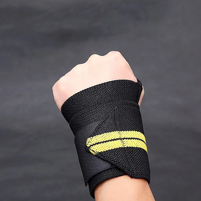 Тяжелая атлетика Напульсники повязку на запястье Поддержка скобки ремни
