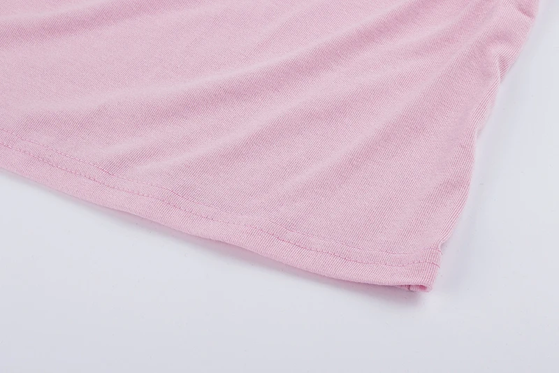 Sweet Lace T-Shirt Women Off The Shoulder Pink Slim Fit Tees Ladies O-Neck Autumn Casual Elegant Tops T-Shirts Women Clothes