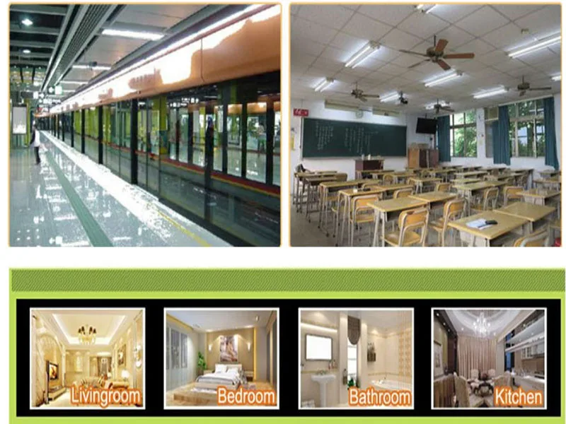 Светодиодная лампа T5 15 Вт металлическая под шкаф кухню комнатный потолочный