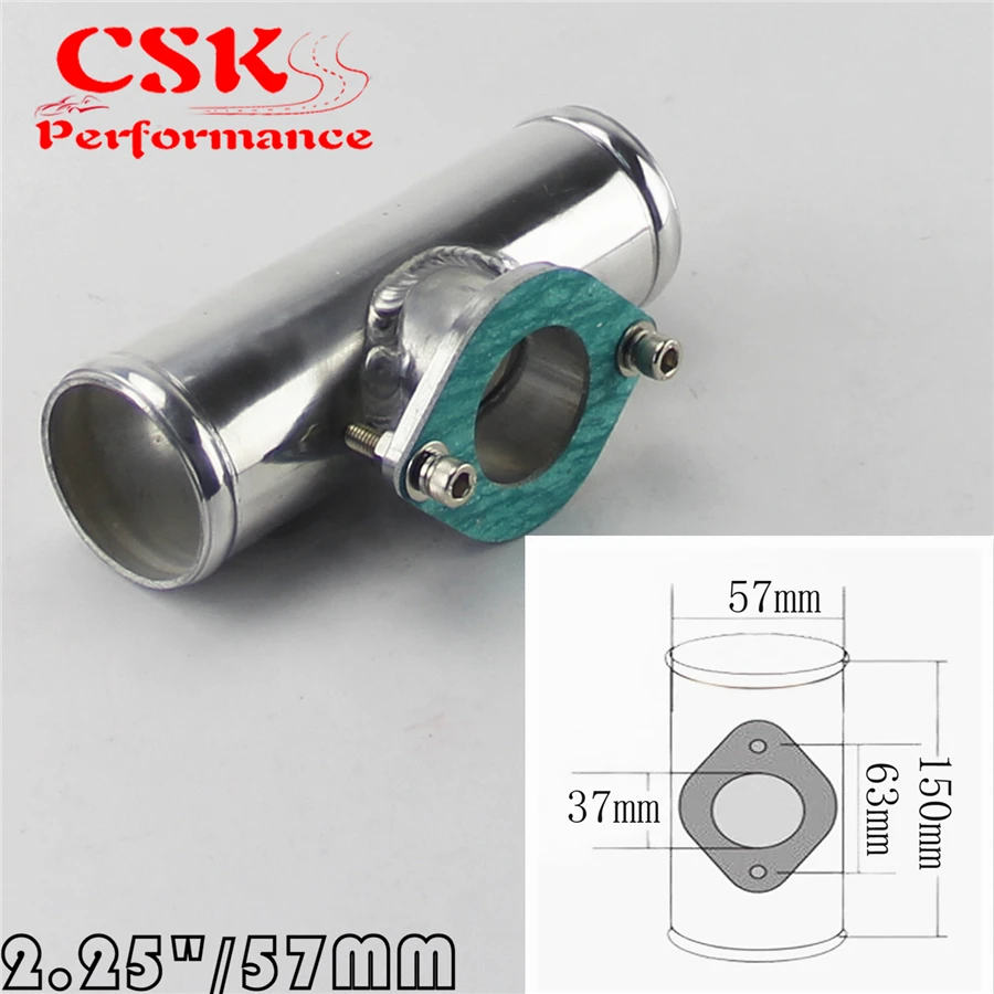 2 25 &quot57 мм T Pipe алюминиевый BOV адаптер Труба для 30PSI типа S/RS L = 150|bov adapter|aluminium pipe3 aluminum