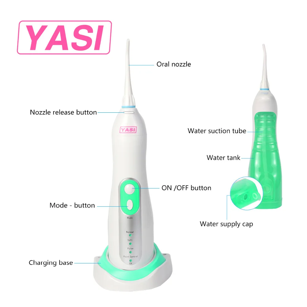 Yasi ys831 Ирригатор для полости рта Перезаряжаемые воды Вышивка Крестом Нить er