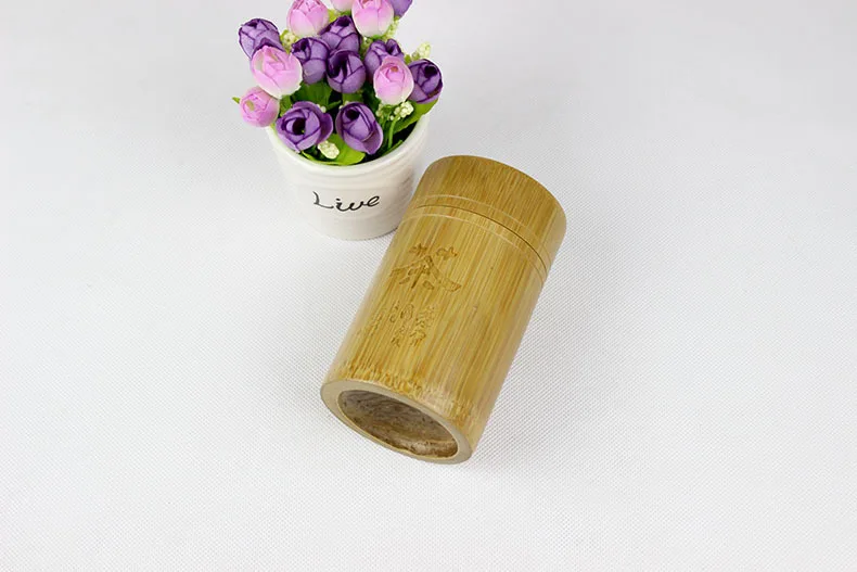 Бамбуковая баночка контейнер для чая бутылка хранения баночки специй кухонные