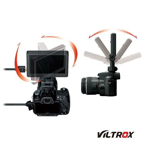 Viltrox DC-50 портативный 5-дюймовый TFT ЖК-монитор с HDMI видео входом для камер и