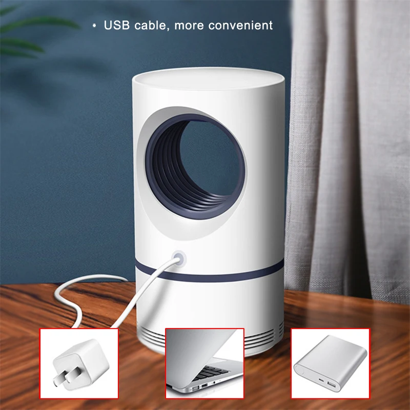 USB фотокаталитическая лампа от комаров низкого напряжения светодиодный Электрический противомоскитная ловушка безопасная энергия для борьбы с насекомыми и вредителями