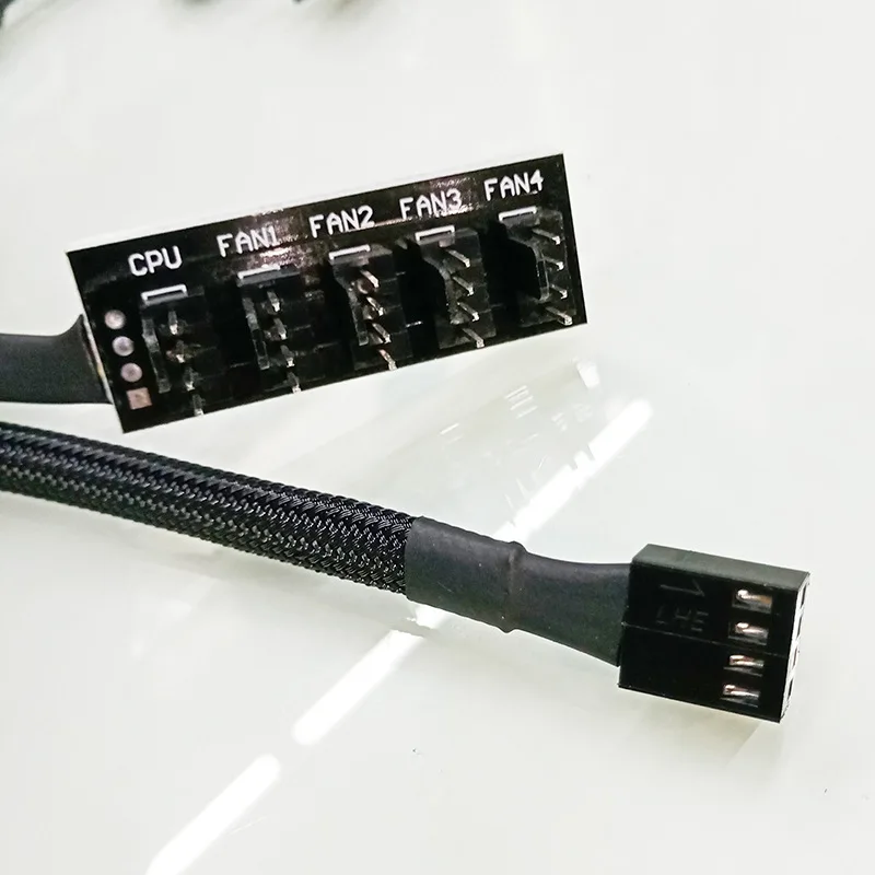 

39,5 см от 1 до 5 4-контактный Molex TX4 PWM CPU кулер/корпус/chesis Вентилятор охлаждения кабель питания концентратор сплиттер адаптер