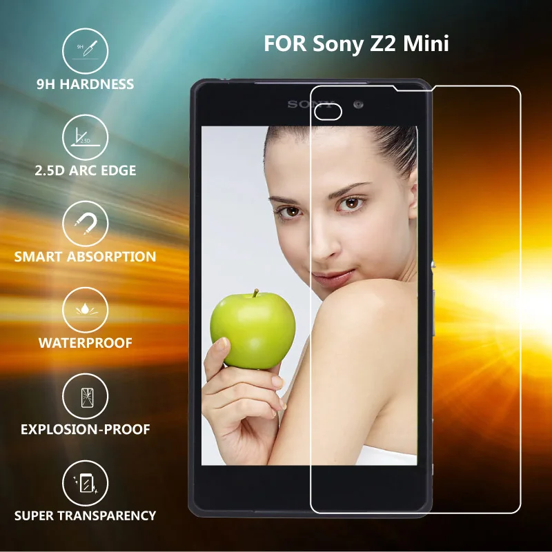 Закаленное стекло премиум-класса 9H 2.5D для Sony Xperia Z Z1 Z2 Z3 L3 Z5 XA XA2 XA1 ULTRA XZ компактная