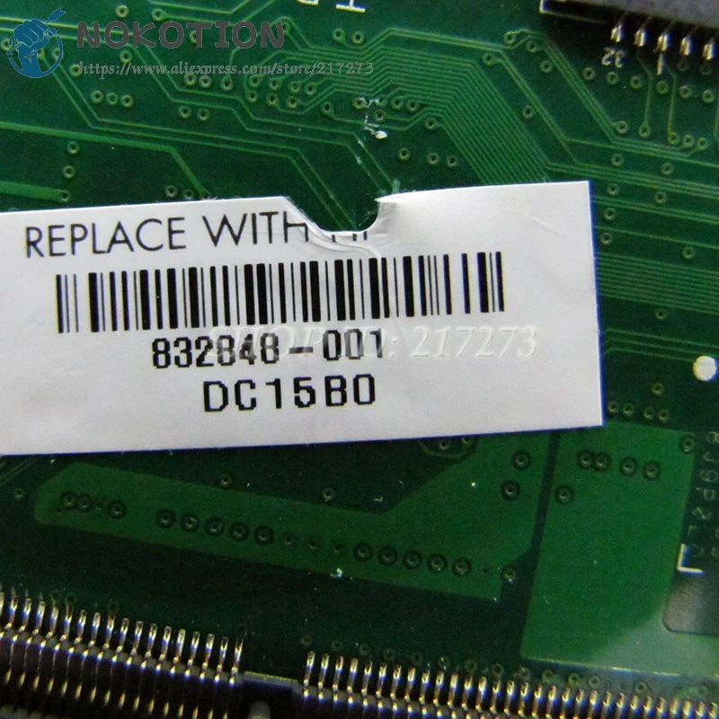 NOKOTION DAX1PDMB8E0 832848-001 для HP Pavilion 15-AK материнская плата ноутбука 15 6 дюймов SR2FQ i7-6700HQ GTX