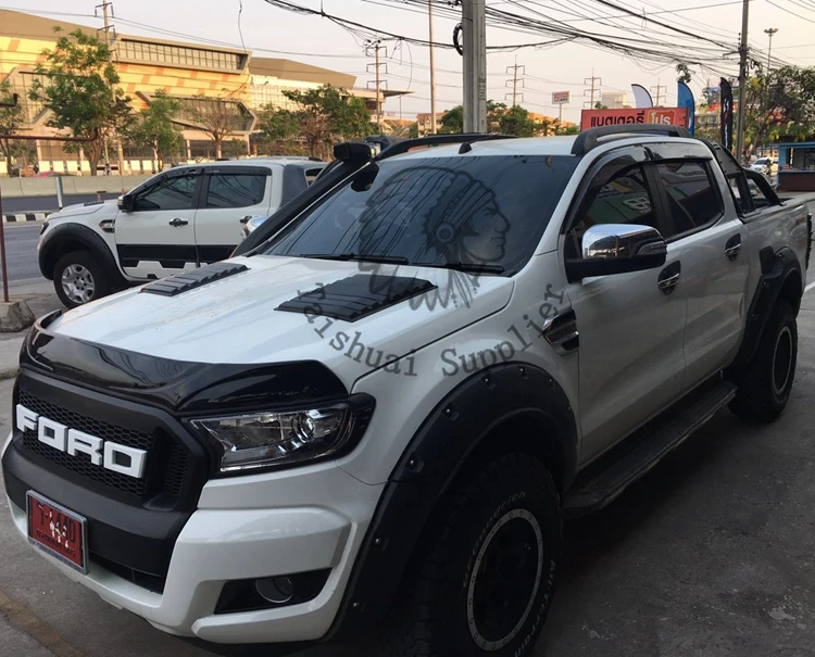Автомобильные колеса для бровей, круглые дуговые Брызговики, брызговики для Ford RANGER T6 2012 2013 T7