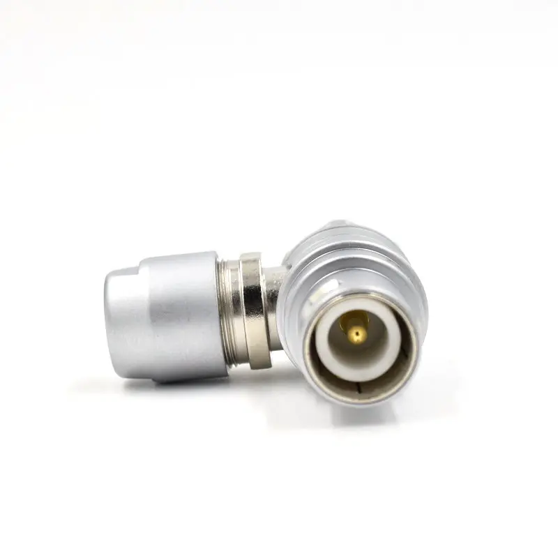 

1 Pin Coaxial Right Angle Plug M15 Coaxial Metal Elbow Connector