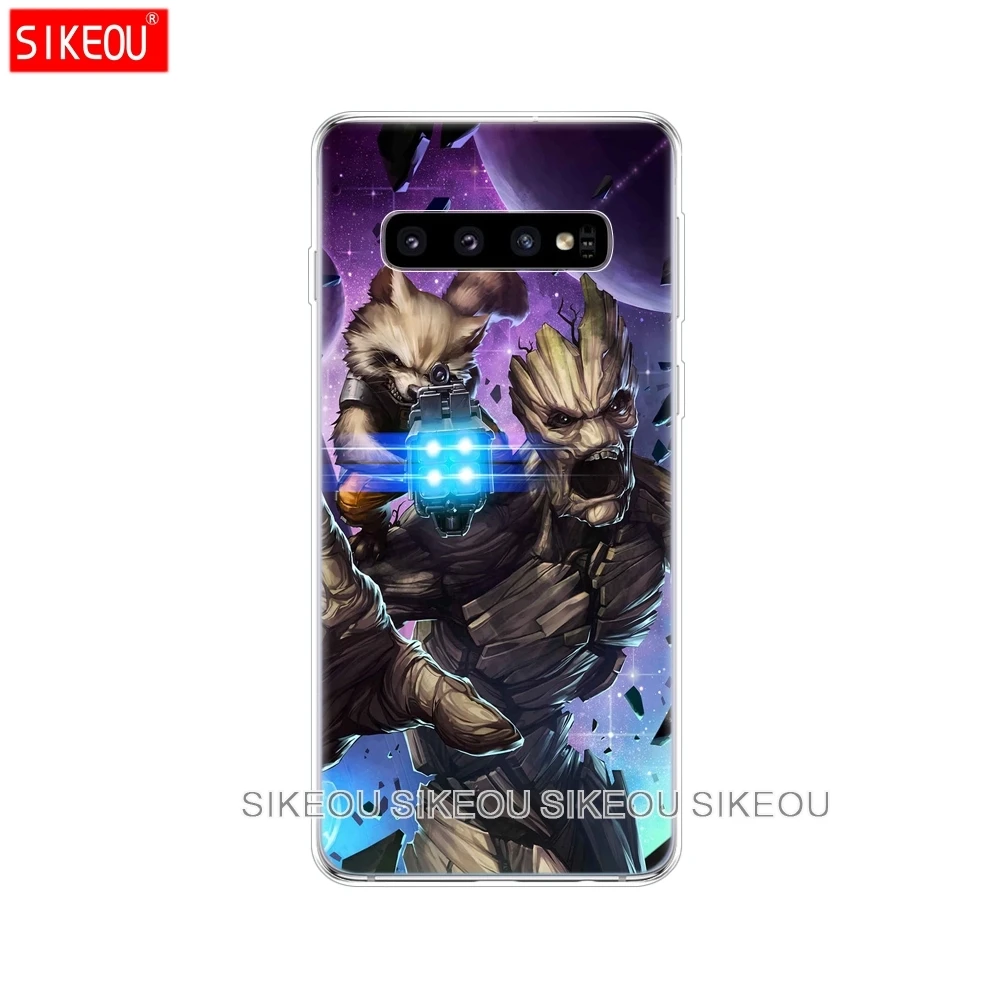 Чехол для samsung Galaxy S10 S9 S8 PLUS S7 S6 egde чехол Fundas coque бампер etui Marvel мстители супергерой Капитан Железный человек танос - Цвет: 10879