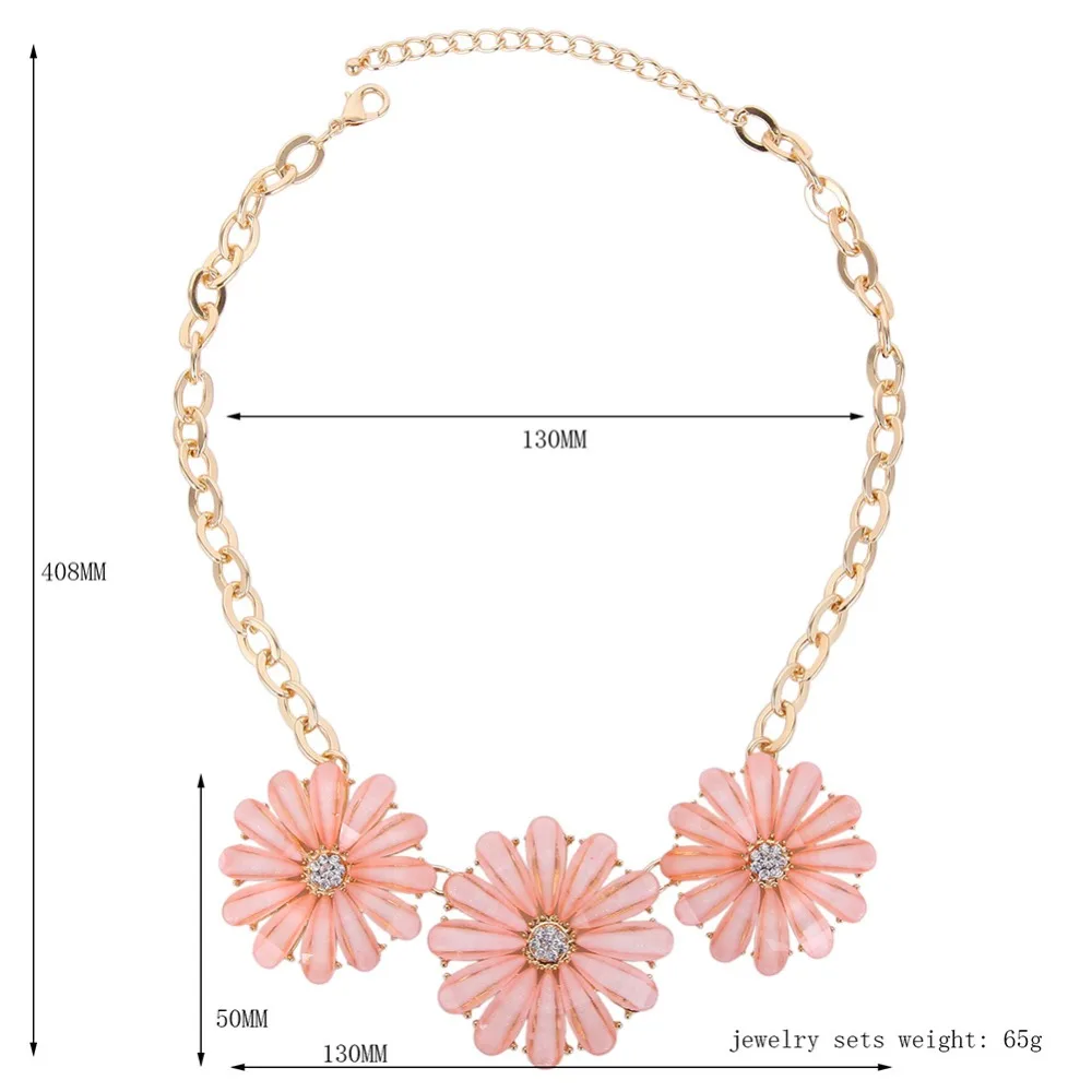 Большой гламур хрустальный цветок ожерелье | Украшения и аксессуары