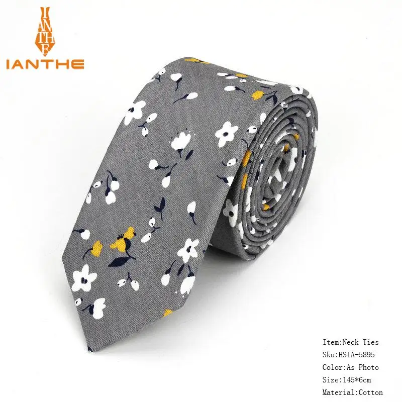 Neck Tie Фирменный мужской дизайнерский узкий платок с цветочным принтом, темно-синий Цветочный платок с квадратным платком, галстук-бабочка, галстуки, набор костюмов для мужчин - Цвет: Neck Tie