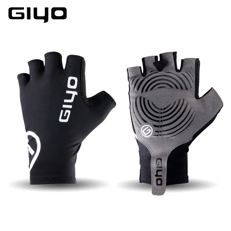 Giyo Half Finger Cycling Gloves Gel Sports Racing Bicycle Mittens Women Men Summer MTB Road Bike |