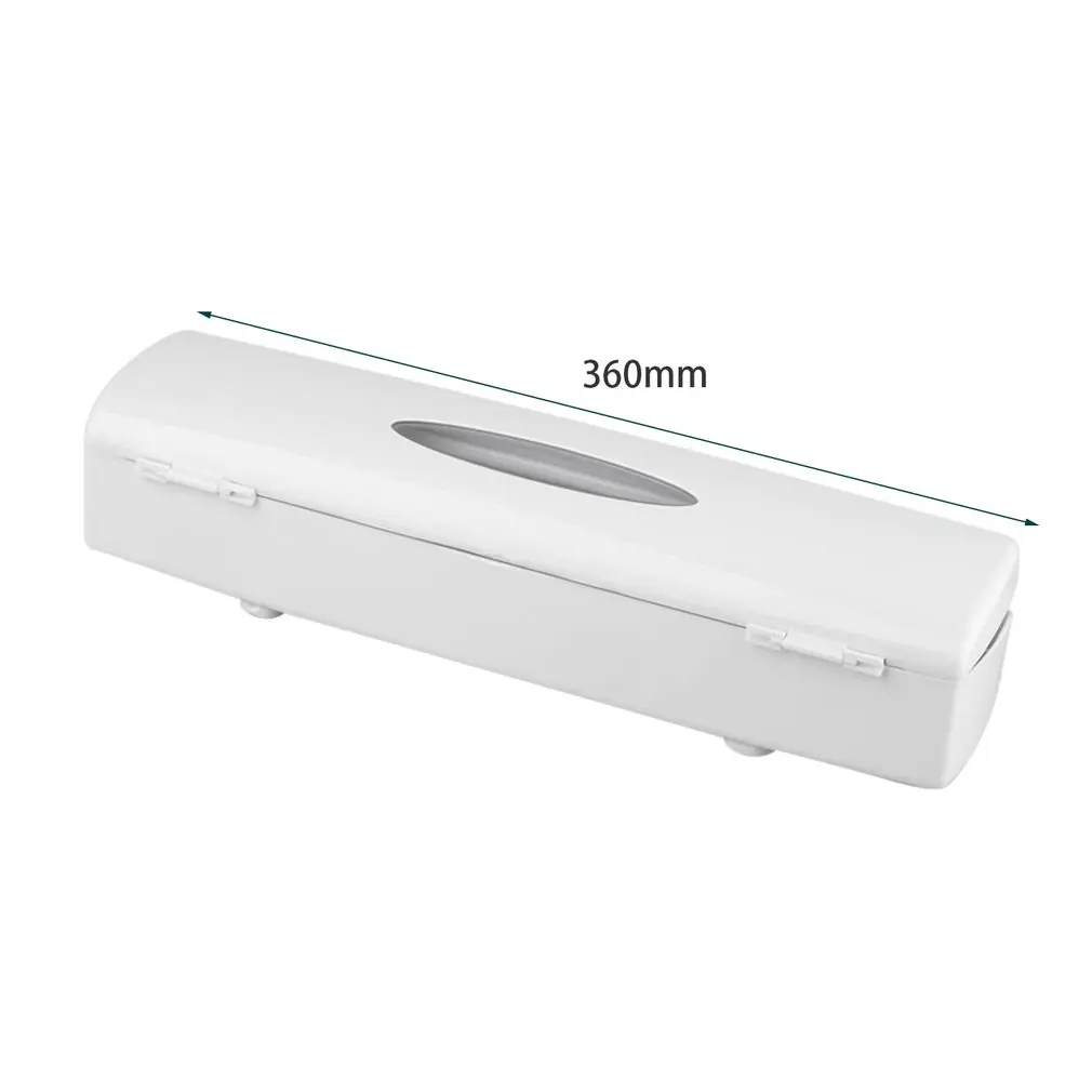 

2018 New Food Plastic Cling Wrap Dispenser Preservative Film Cutter Kitchen Tool Accessories